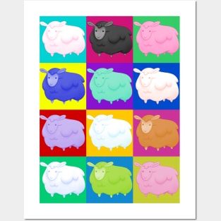 POP ART Sheep Posters and Art